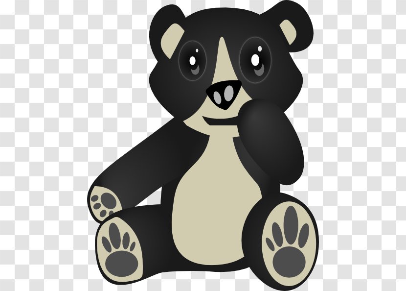 American Black Bear Polar Giant Panda Clip Art - Cartoon - Toy Family Transparent PNG