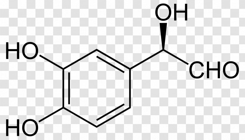 Adrenaline Neurotransmitter Hormone Dopamine Chemistry - Black And White - Mandella Transparent PNG