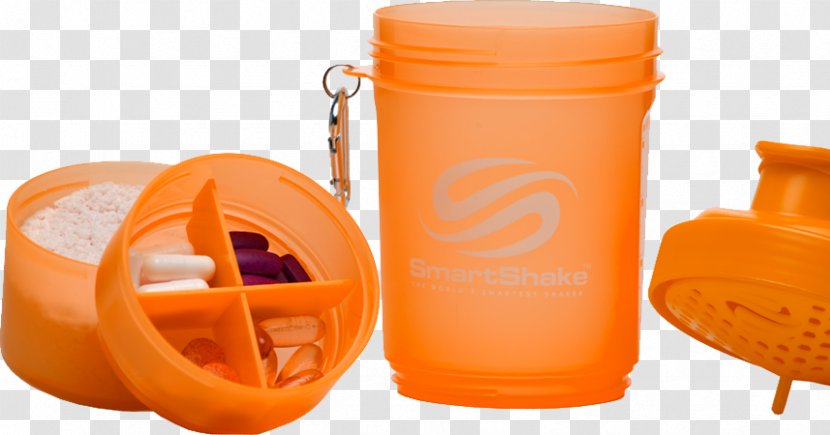 Smart Shake Shaker Cup - Smartshake Original Bottle 20 Oz - Neon Orange1 SmartShake Slim 500ml OzCrazy Pills Gifts Transparent PNG