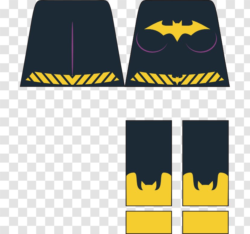 Batgirl Lego Minifigure Batman 2: DC Super Heroes - Yellow - Decal Transparent PNG