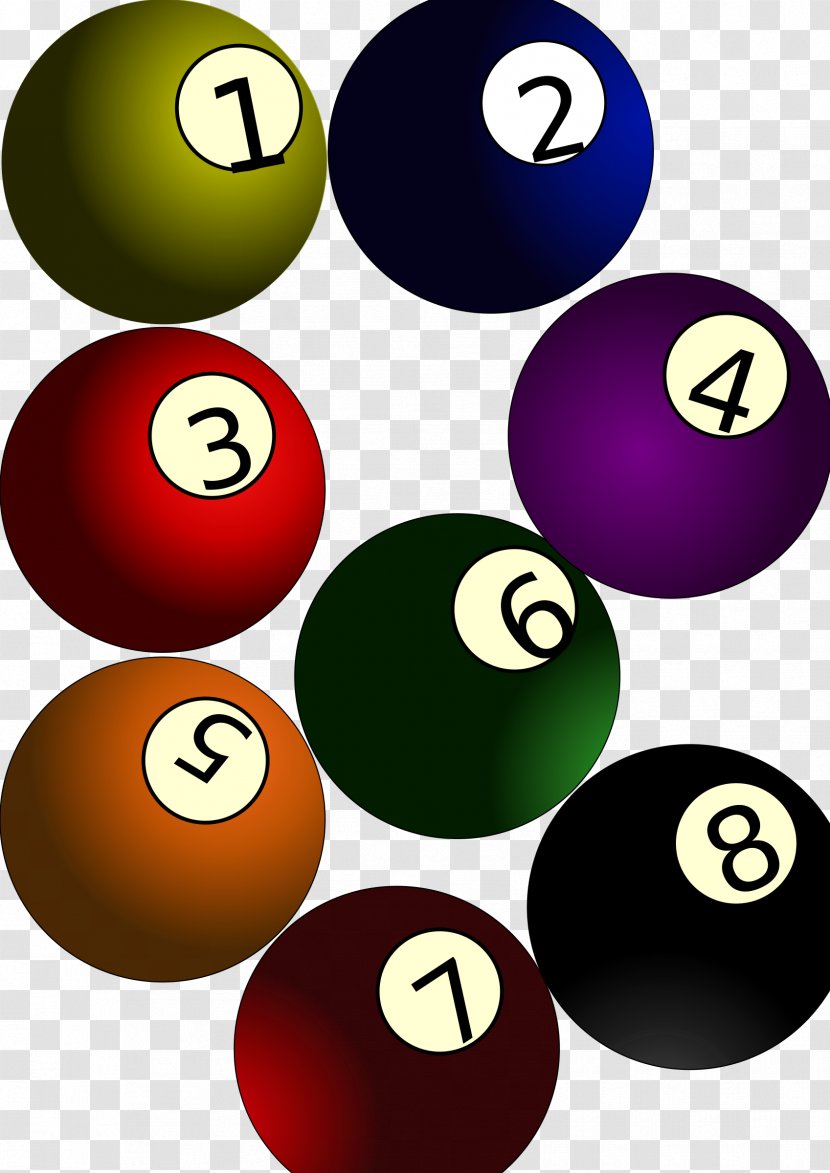 Billiard Balls Eight-ball Billiards Clip Art - Eight Ball - 8 Pool Transparent PNG