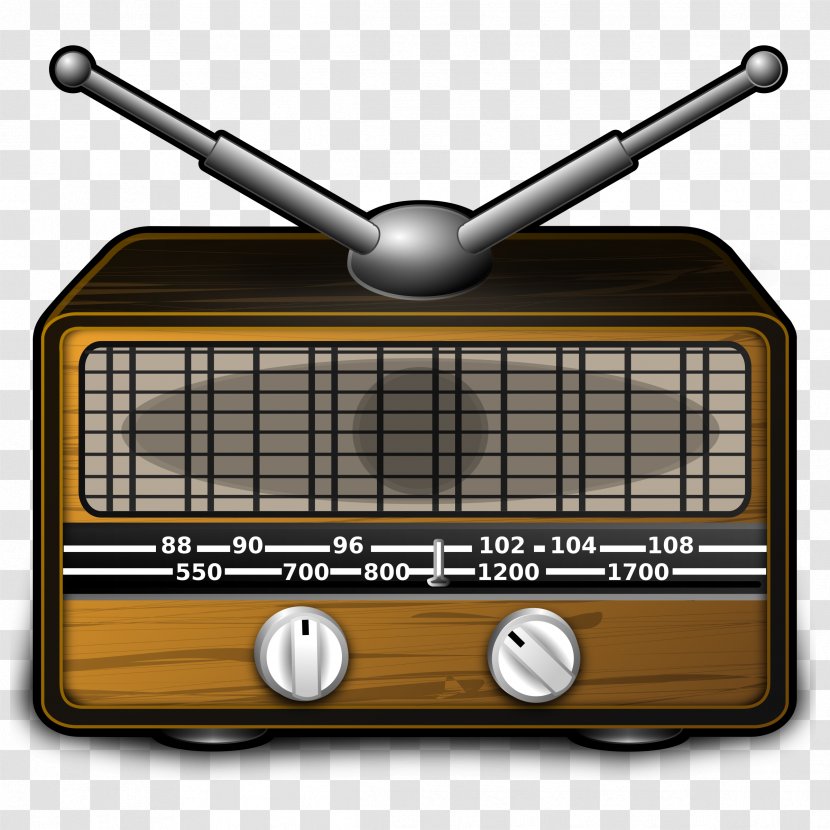 Golden Age Of Radio Microphone Clip Art - Tree Transparent PNG