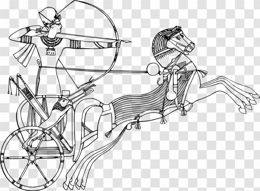 Chariotry In Ancient Egypt Egyptian - Artwork - Clipart Transparent PNG