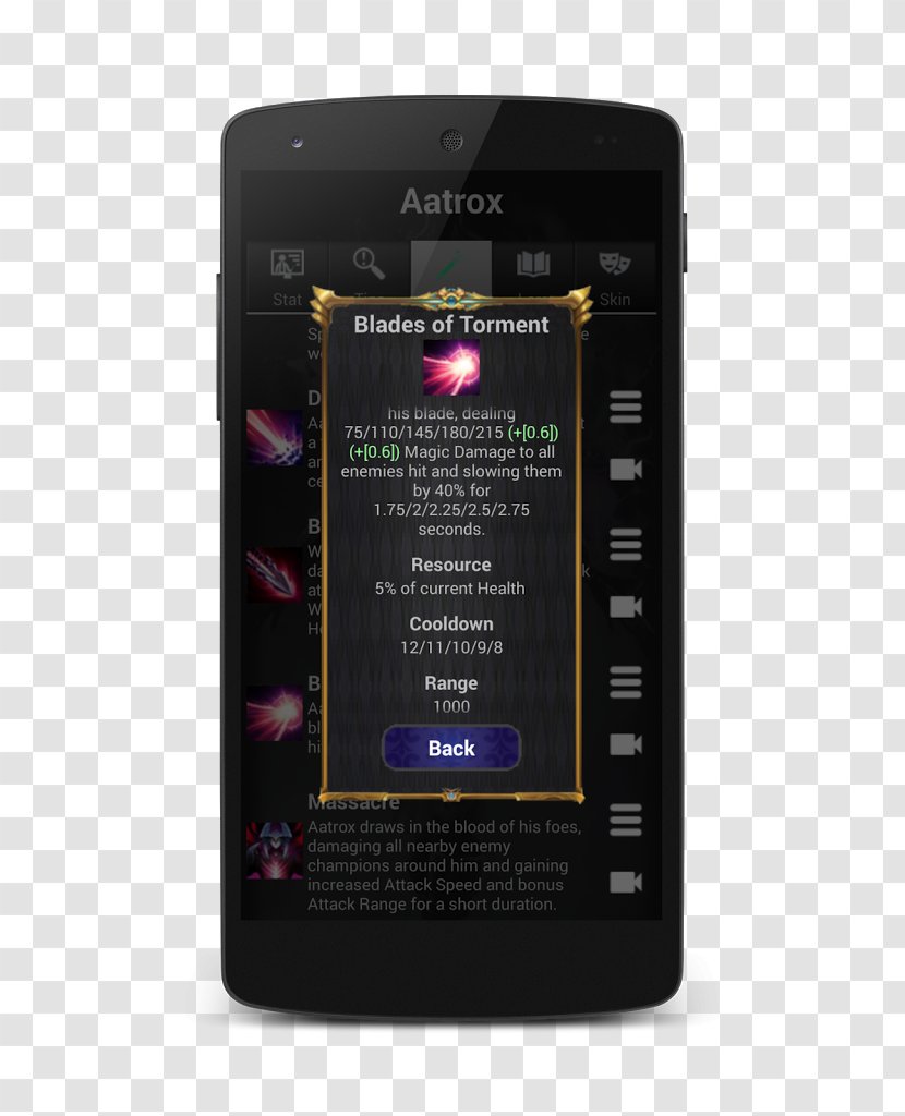 Smartphone League Of Legends Handheld Devices Android Game - Multimedia Transparent PNG