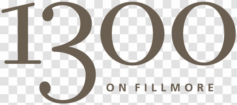 1300 On Fillmore Brand Logo Number - Design Transparent PNG