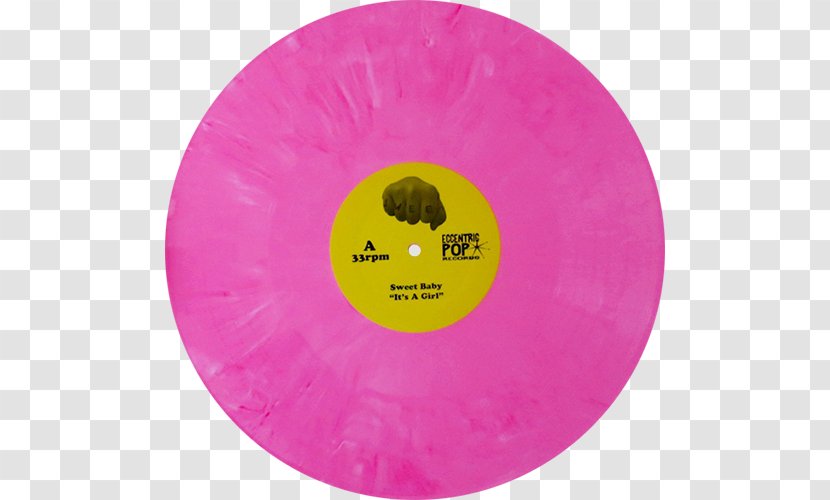 Yellow Magenta Purple Violet Compact Disc - Baby Growth Record Transparent PNG