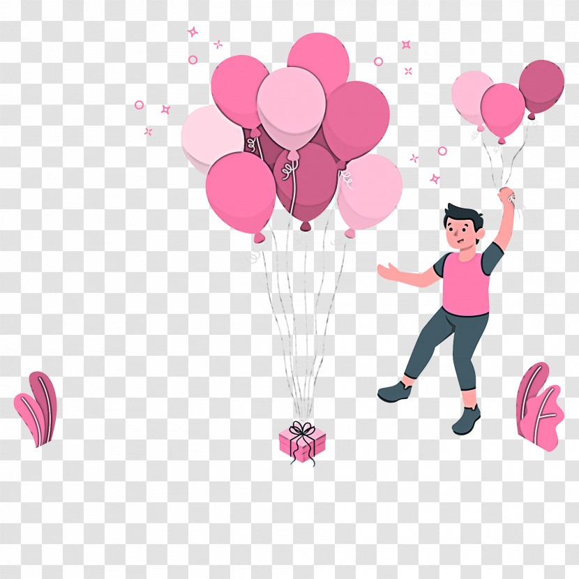 Line Art Cartoon Birthday Drawing Party Transparent PNG