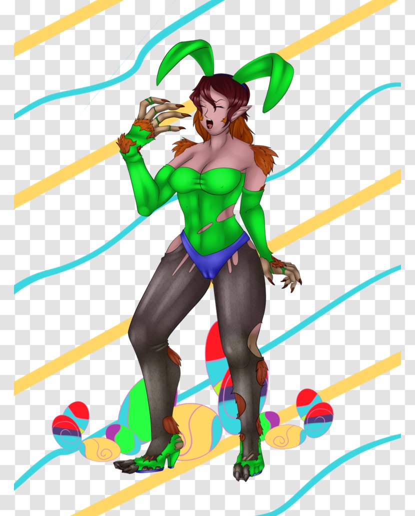 DeviantArt Artist Work Of Art Illustration - Frame - Easter Bunny Dress Transparent PNG