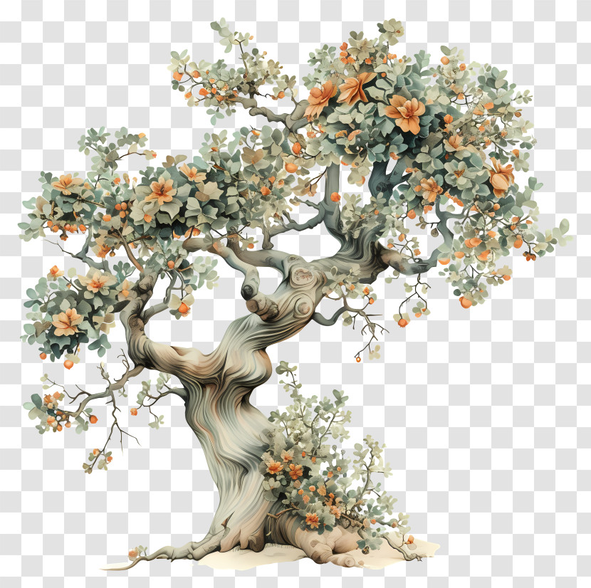 Architecture Tree - Blooming Tree With Flowers Transparent PNG
