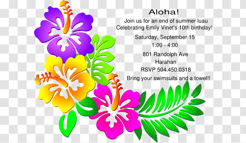 Cuisine Of Hawaii Flower Clip Art Transparent PNG