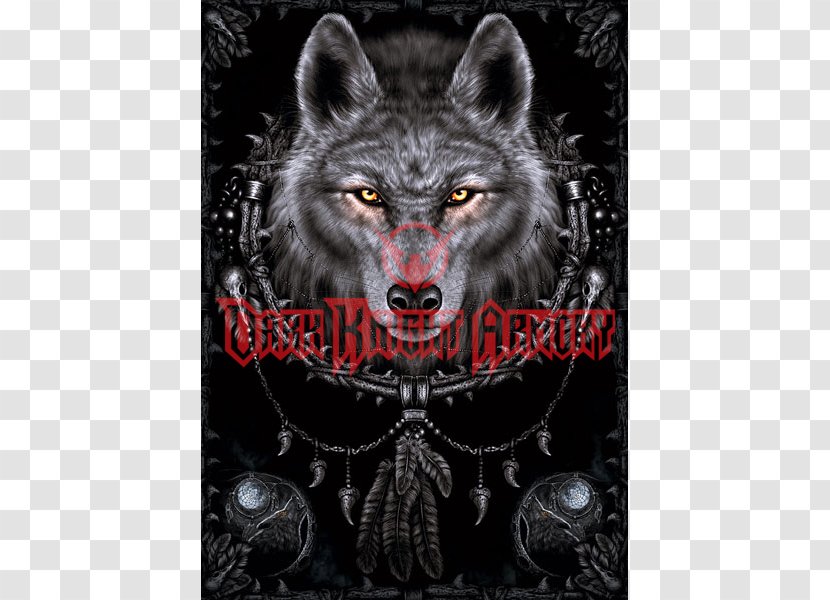 AllPosters.com Gray Wolf Dreamcatcher Art - Fictional Character Transparent PNG