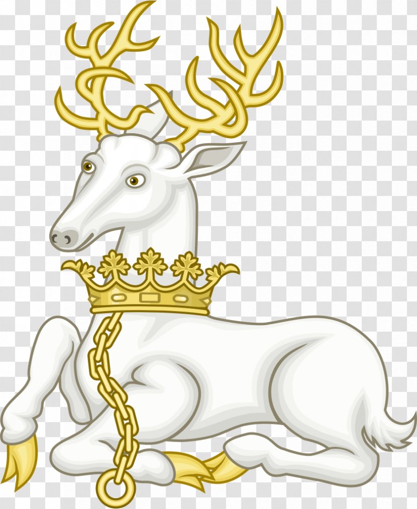 Richard II White Hart Stag Royal Badges Of England - Fictional Character - Ii Transparent PNG