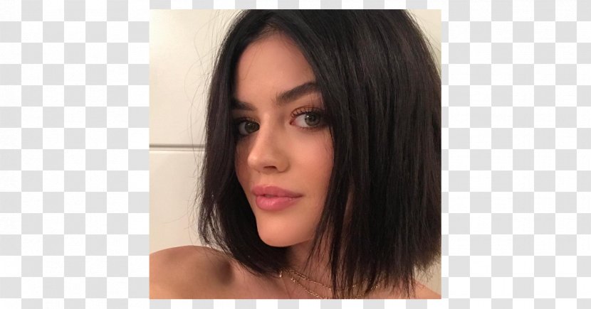 Lucy Hale Pretty Little Liars YouTube Hairstyle Celebrity - Watercolor Transparent PNG