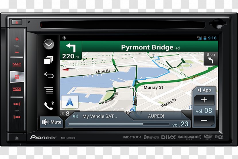 Automotive Navigation System GPS Systems AV Receiver Radio Touchscreen - Electronic Device - Gps Transparent PNG