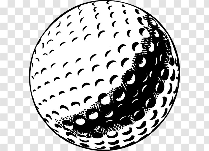 Golf Balls Clip Art - Monochrome Photography - Tee Cliparts Transparent PNG