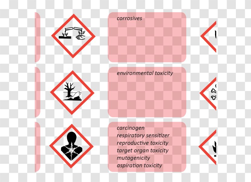 GHS Hazard Pictograms Globally Harmonized System Of Classification And Labelling Chemicals Symbol - Organization - Ghs Toxic Pictogram Transparent PNG