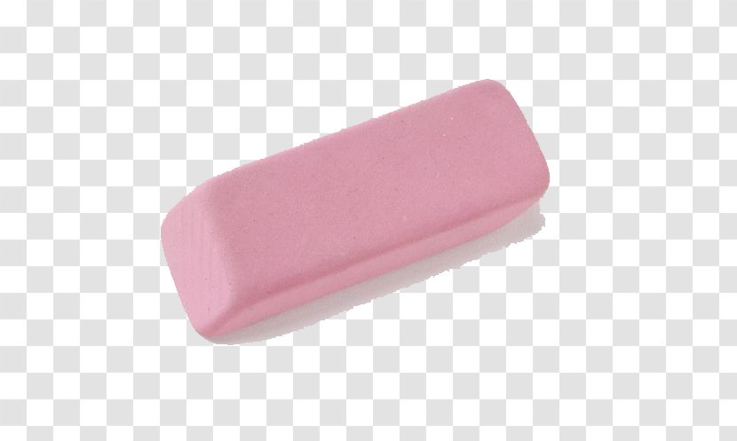 Pink Rectangle - Eraser Transparent PNG