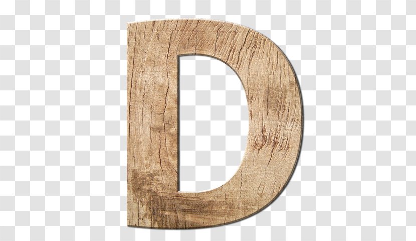 Wood Grain Letter Stain Letra Madera D - Beige - Rectangle Transparent PNG