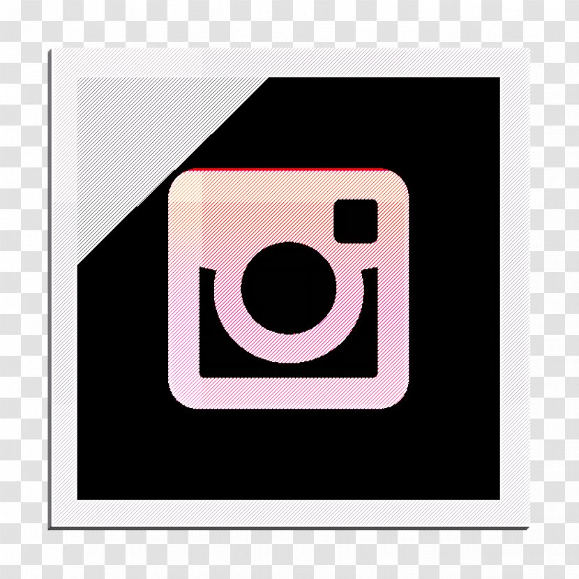 Social Media Icon - Pink - Smile Rectangle Transparent PNG