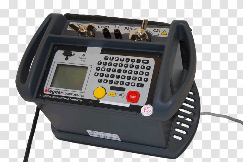 Electronic Test Equipment Megger Group Limited Ohmmeter Electric Current Multimeter - Telephony - High Voltage Transparent PNG