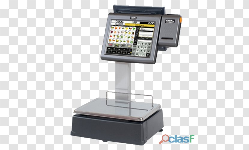 Measuring Scales Salesperson Computer Trade Cash Register - Catalog - Maquinaria Transparent PNG