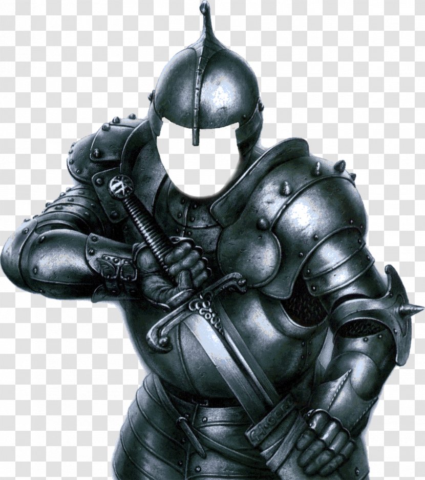 Knight Plate Armour Warrior - Soldier - Medival Transparent PNG