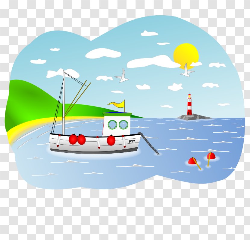 Fishing Vessel Boat Clip Art - Water - People Pictures Transparent PNG