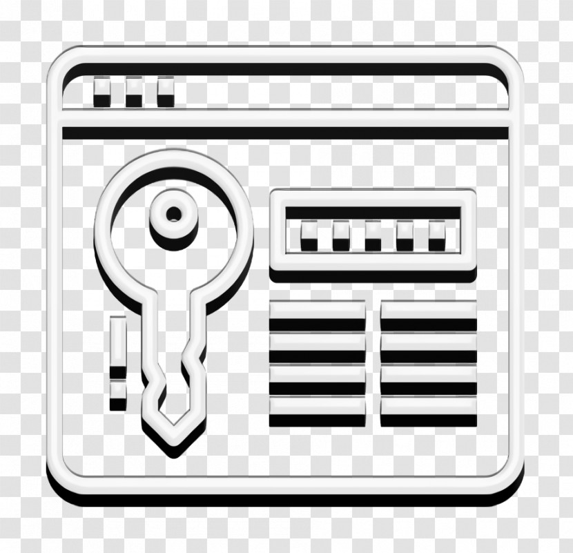 Type Of Website Icon Password Icon Key Icon Transparent PNG