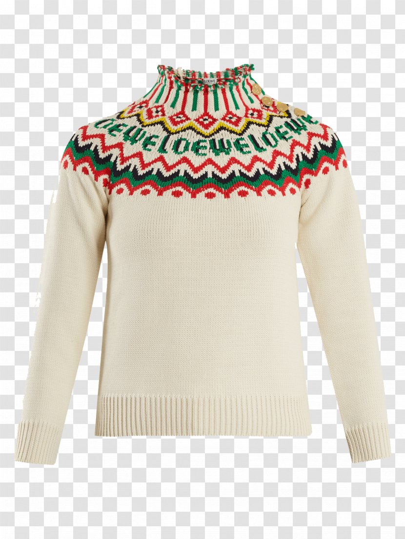 Sweater Fair Isle Knitting LOEWE Clothing - Wool - St. Brendan's Transparent PNG
