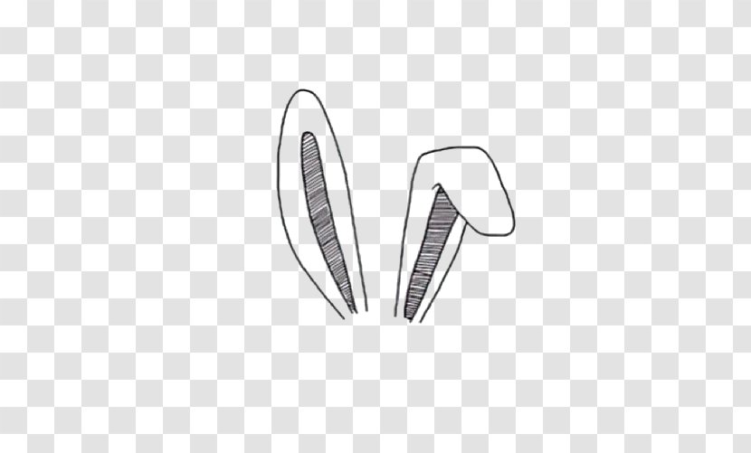 Rabbit White - Flower - Cartoon Ears Transparent PNG