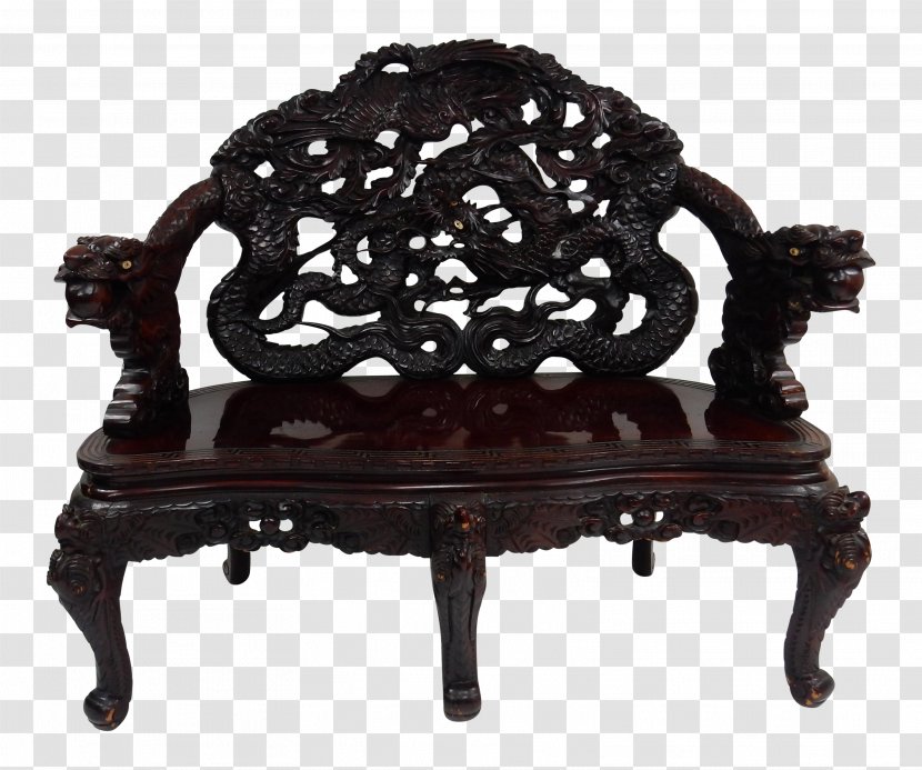 Antique Chair - Table Transparent PNG