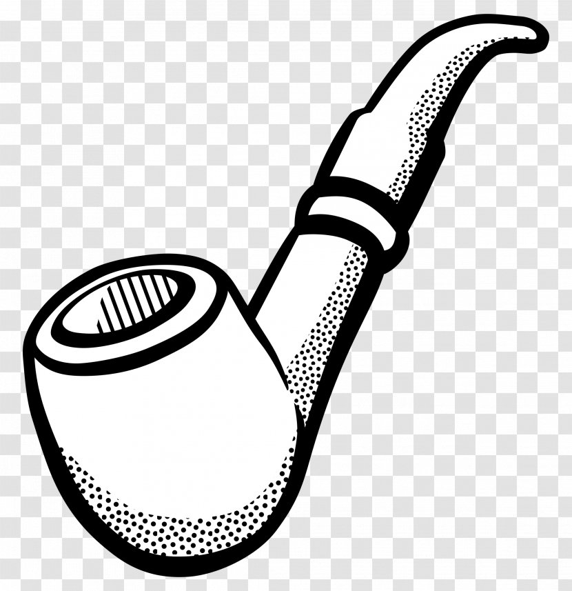 Tobacco Pipe Smoking Black & White Pipeline: Converting Digital Color Into Striking Grayscale Images Clip Art - Watercolor - Frame Transparent PNG