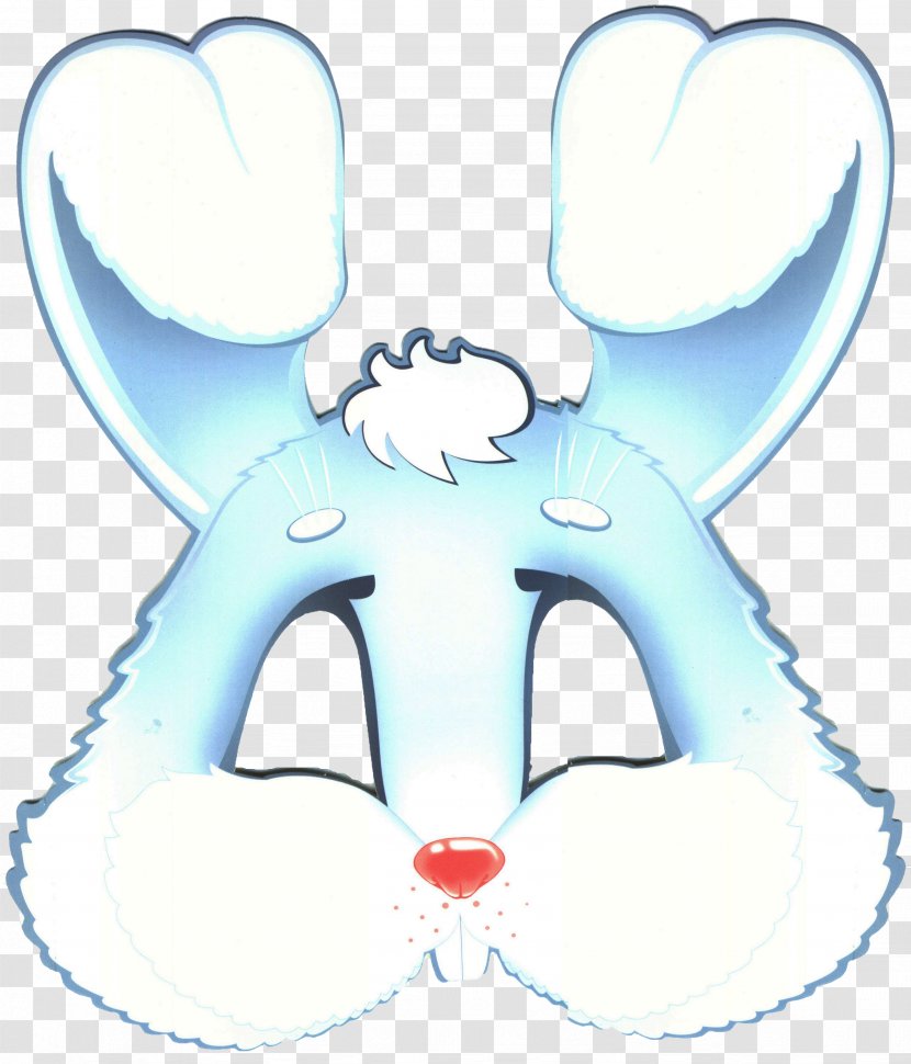 Paper Mask Hare Carnival Rabbit - Silhouette Transparent PNG