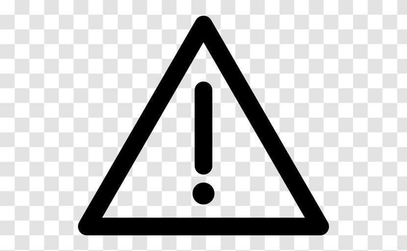 Exclamation Mark Interjection Warning Sign Advarselstrekant Triangle - Area Transparent PNG