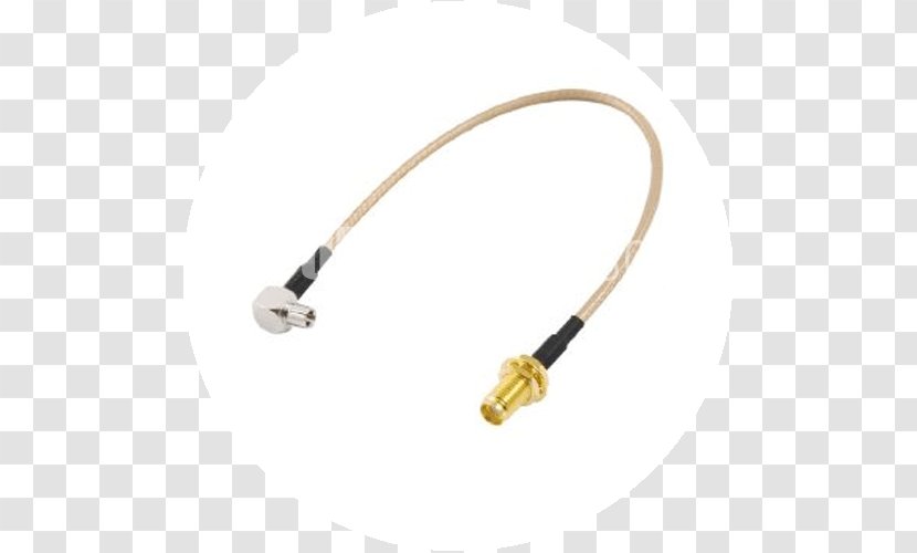 Coaxial Cable SMA Connector Aerials Modem Huawei - Pigtail Transparent PNG