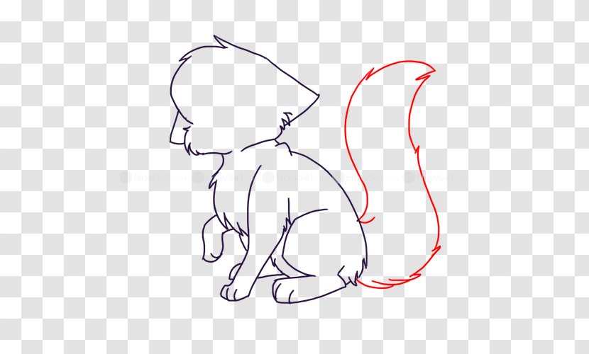 Cat Dog Mammal Line Art Clip - Cartoon Transparent PNG