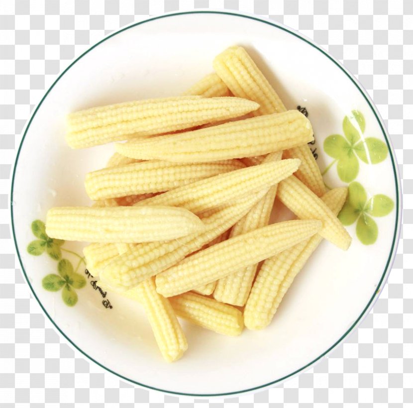 French Fries Vegetarian Cuisine Corn On The Cob Waxy Ingredient - Food Transparent PNG