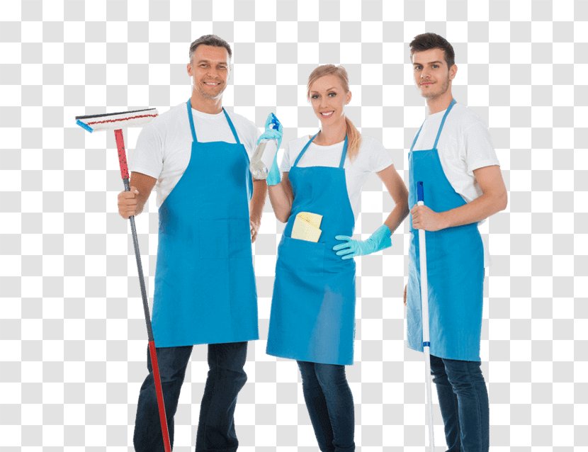 Commercial Cleaning Cleaner Maid Service Carpet - Electric Blue - Team Uniform Transparent PNG