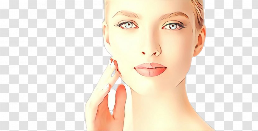 Face Skin Hair Cheek Lip - Head Beauty Transparent PNG