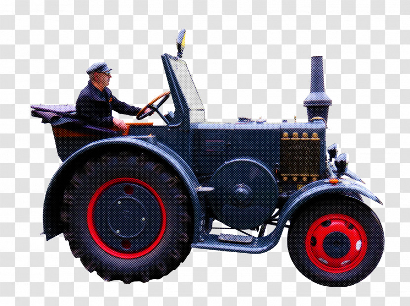 Vehicle Tractor Vintage Car Antique Car Car Transparent PNG
