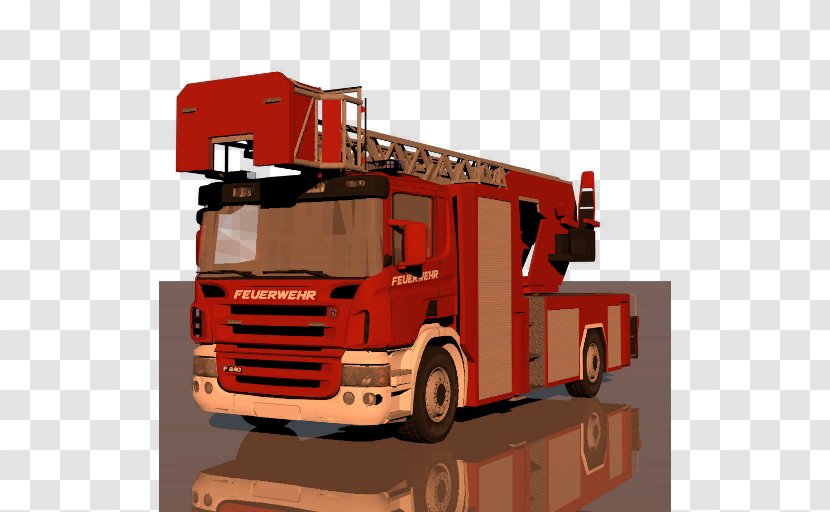 Fire Department Public Utility Commercial Vehicle Cargo - Emergency - Scania Truck Transparent PNG
