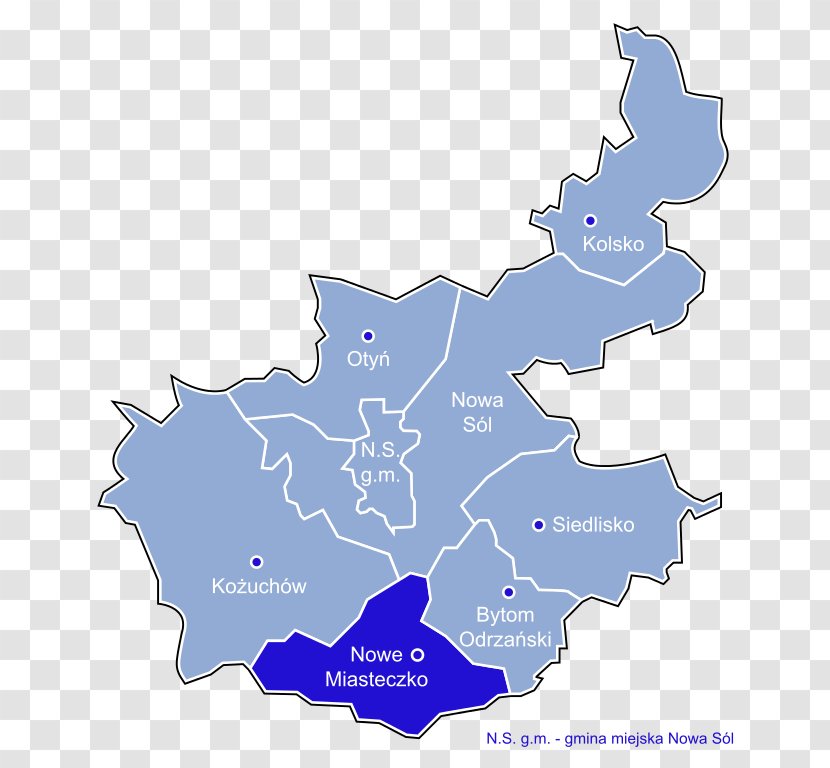 Nowe Miasteczko Nowa Sól Cisów, Lubusz Voivodeship Lipiny, Gmina - Map - Pow Transparent PNG