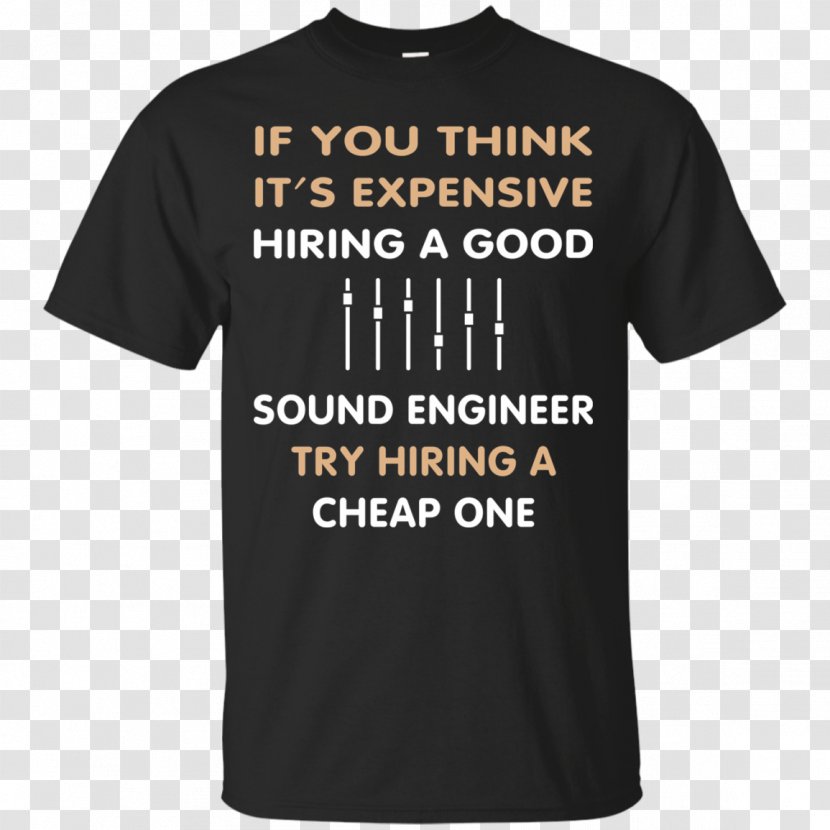 T-shirt Hoodie Clothing Crew Neck - Tshirt - Sound Engineer Transparent PNG