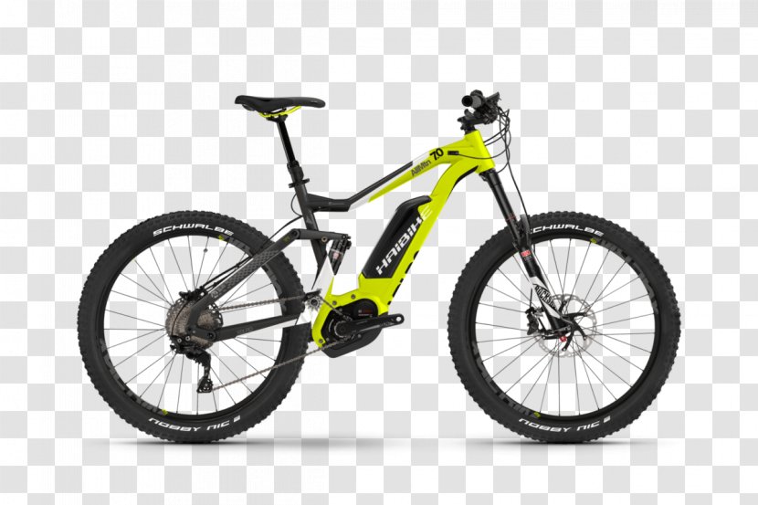 Electric Bicycle Haibike XDURO AllMtn 7.0 Mountain Bike - Tire Transparent PNG