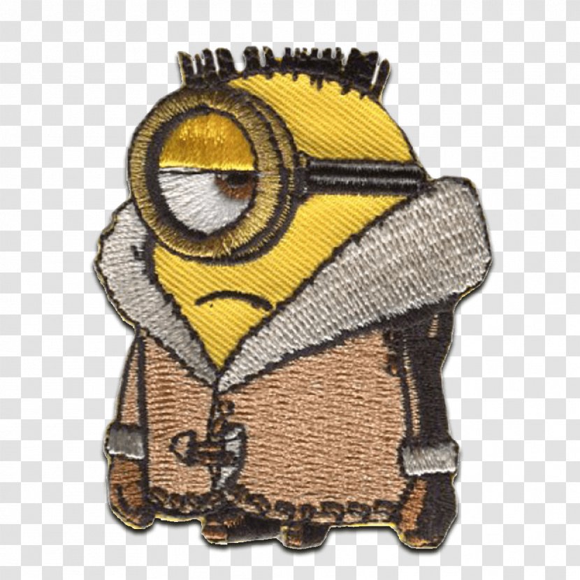 Kevin The Minion Bob Minions Yellow Embroidered Patch - Blue - Stuart Transparent PNG