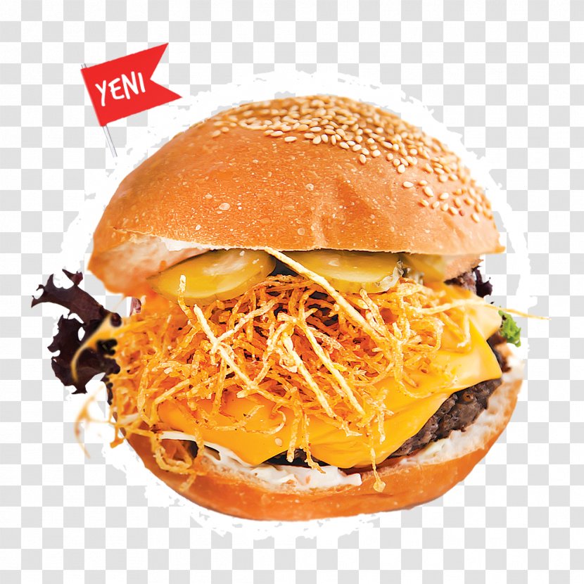 Cheeseburger Hamburger Slider McDonald's Big Mac Buffalo Burger - Vegetarian Food - Menu Transparent PNG