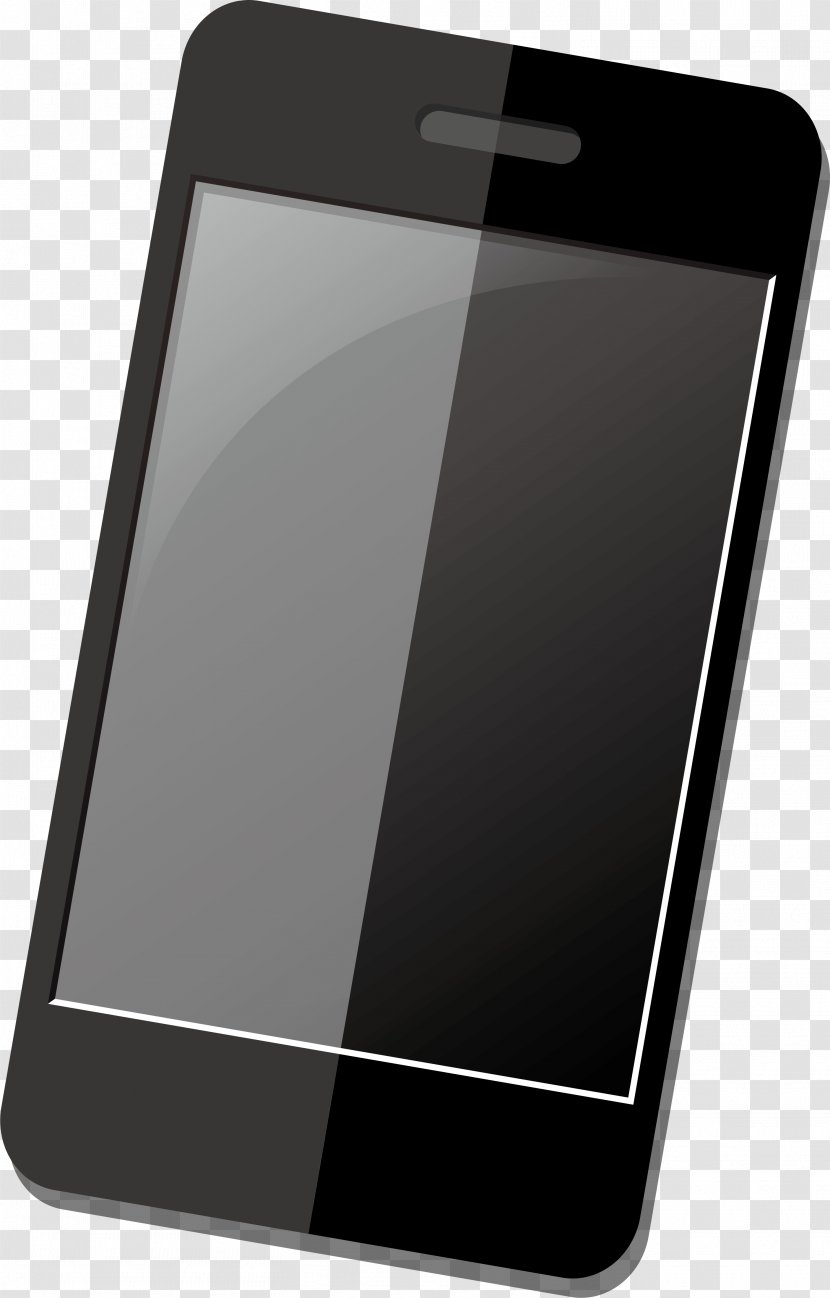 Smartphone Feature Phone Telephone - Simple Black Transparent PNG