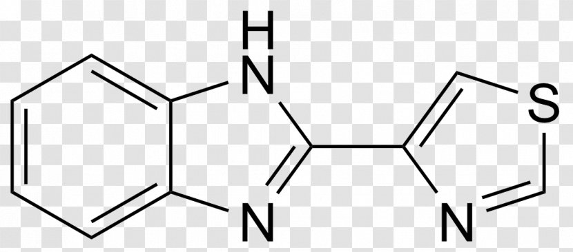Tiabendazole Molecule Benzimidazole Molecular Formula Anthelmintic - Watercolor - Frame Transparent PNG