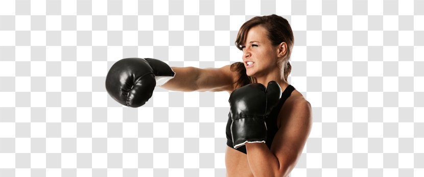 Women's Boxing Woman Glove Boxercise - Silhouette Transparent PNG