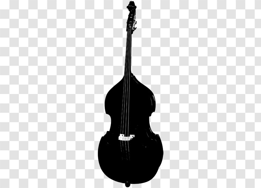 Bass Violin Double Guitar Acoustic Violone - String Instrument - Bowed Transparent PNG